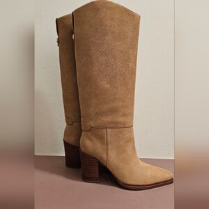 New SARTO By Franco Sarto Tan Heeled Boots